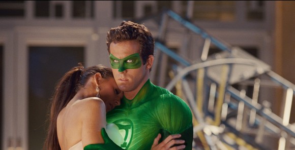 Blake Lively and Ryan Reynolds in 'Green Lantern'