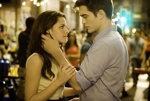 Kristen Stewart and Robert Pattinson in The Twilight Saga: Breaking Dawn Part 1
