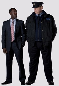 Don Cheadle and Brendan Gleeson in The Guard