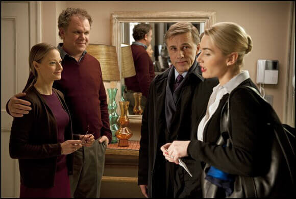 Jodie Foster, John C Reilly, Christoph Waltz and Kate Winslet in Carnage