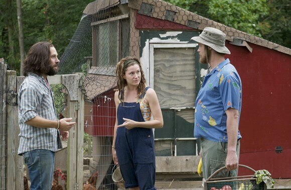 Paul Rudd, Kathryn Hahn and TJ Miller in Our Idiot Brother