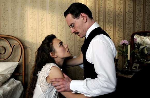 Keira Knightley and Michael Fassbender in A Dangerous Method