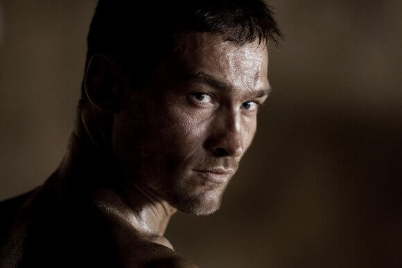Andy Whitfield stars in Spartacus: Blood and Sand