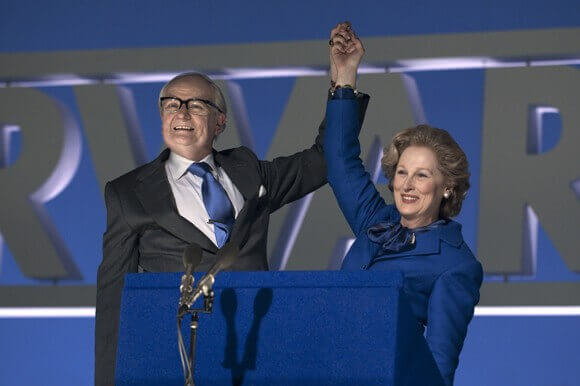 Jim Broadbent and Meryl Streep in The Iron Lady
