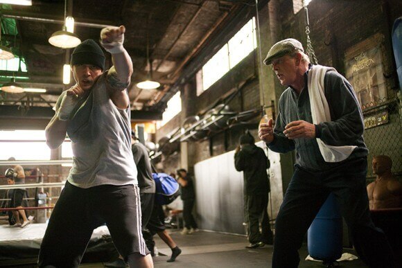 Tom Hardy and Nick Nolte in 'Warrior' 