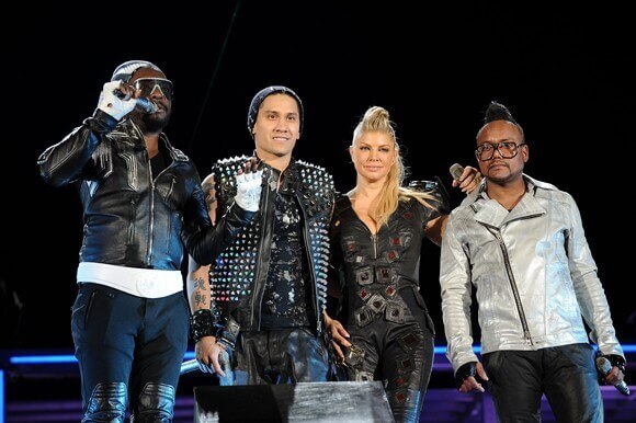 The Black Eyed Peas onstage at the “Concert 4 NYC”