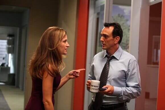 Kathryn Hahn and Hank Azaria in Free Agents