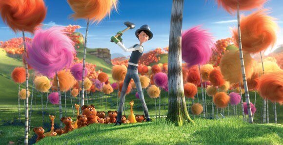 A scene from The Lorax