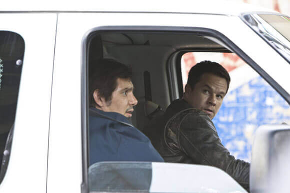 Lukas Haas and Mark Wahlberg in Contraband