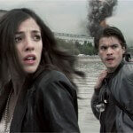 Olivia Thirlby and Emile Hirsch in The Darkest Hour