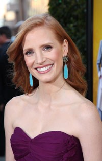 Jessica Chastain at The Help Premiere