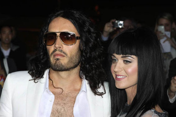 Russell Brand and Katy Perry at the 'Get Him to the Greek' Premiere