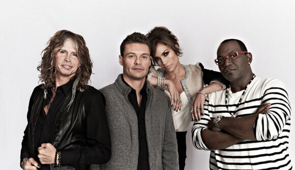 'American Idol's' Steven Tyler, Ryan Seacrest, Jennifer Lopez and Randy Jackson