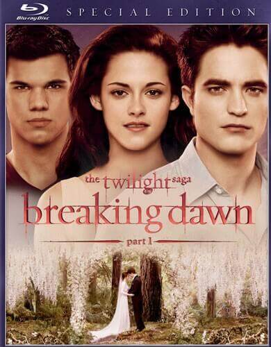 Breaking Dawn Part 1 Blu ray Cover