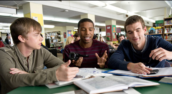 Dane DeHaan, Michael B Jordan and Alex Russell in a scene from 'Chronicle' - Photo © 20th Century Fox