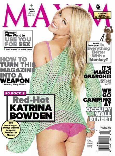 Katrina Bowden Maxim Cover
