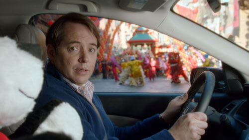 Award-winning actor Matthew Broderick is playing himself in a grown-up version of his celebrated role