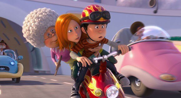 Grammy, Audrey and Ted in 'The Lorax' 