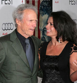 Clint and Dina Eastwood at the J. Edgar Premiere