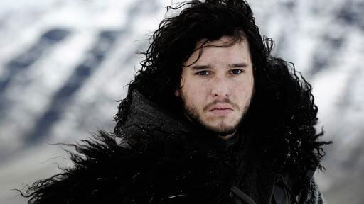 Jon Snow played by Kit Harington in 'Game of Thrones'