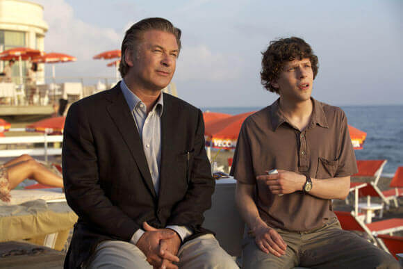 Alec Baldwin and Jesse Eisenberg in 'To Rome with Love'