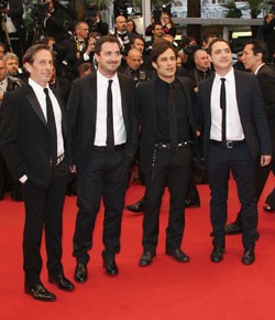 Alfredo Castro, Pablo Larrain, Gael Garcia Bernal and Juan De Dios Larrain at the 2012 Cannes Film Festival