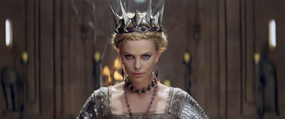 Charlize Theron in a scene from Snow White and the Huntsman.