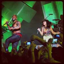 Flo Rida and Carly Rae Jepsen at the 2012 MuchMusic Awards