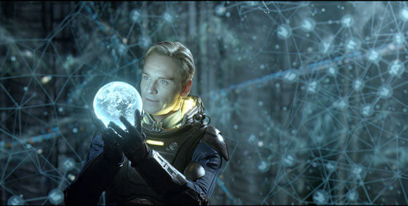 Michael Fassbender in 'Prometheus' 
