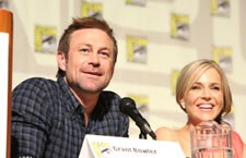 Grant Bowler and Julie Benz from Defiance