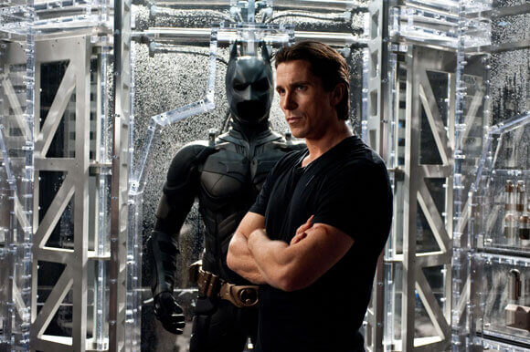 Christian Bale in a scene from The Dark Knight Rises.