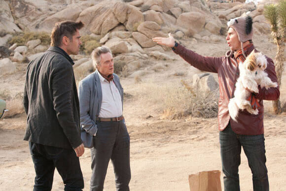 Colin Farrell, Christopher Walken and Sam Rockwell in Seven Psychopaths