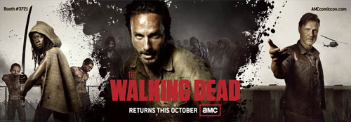 The Walking Dead Comic Con Banner
