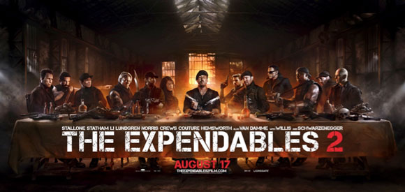 The Expendables 2 Last Supper Poster