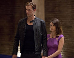 Alexander Skarsgård and Lucy Griffiths in True Blood