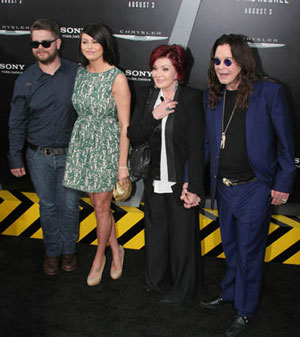 Jack, Lisa, Sharon and Ozzy Osbourne