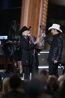 Willie Nelson and Brad Paisley