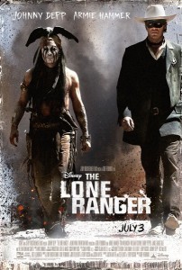 The Lone Ranger Johnny Depp Armie Hammer Poster