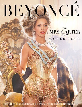 Beyonce's Mrs Carter World Tour