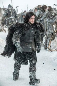 Kit Harington as Jon Snow in season 3 of Game of Thrones.