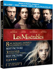 Les Miserables on Blu-ray and DVD