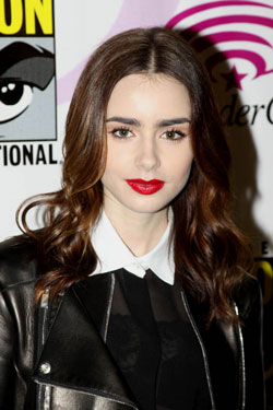 Lily Collins at the 2013 WonderCon
