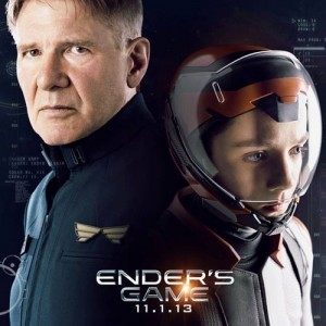 Harrison Ford and Asa Butterfield in Ender's Game