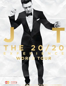 Justin Timberlake 20/20 Experience World Tour Poster