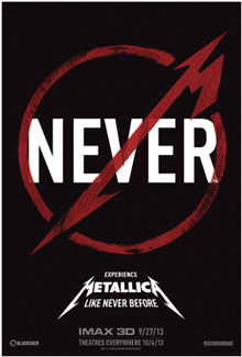 Metallica Through the Never Poster