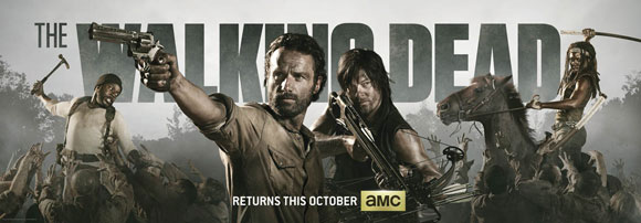 The Walking Dead Season 4 Comic Con Banner