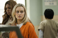 Laverne Cox and Taylor Schilling in 'Orange is the New Black' 