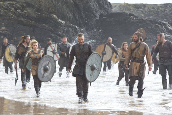 Vikings Cast Photo for Michael Hirst Interview
