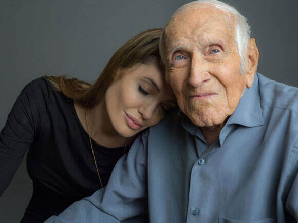 Angelina Jolie and Louis Zamperini