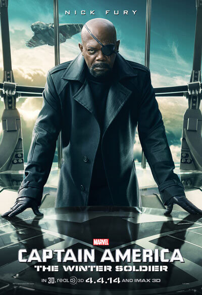 Captain America: The Winter Soldier Samuel L Jackson Poster